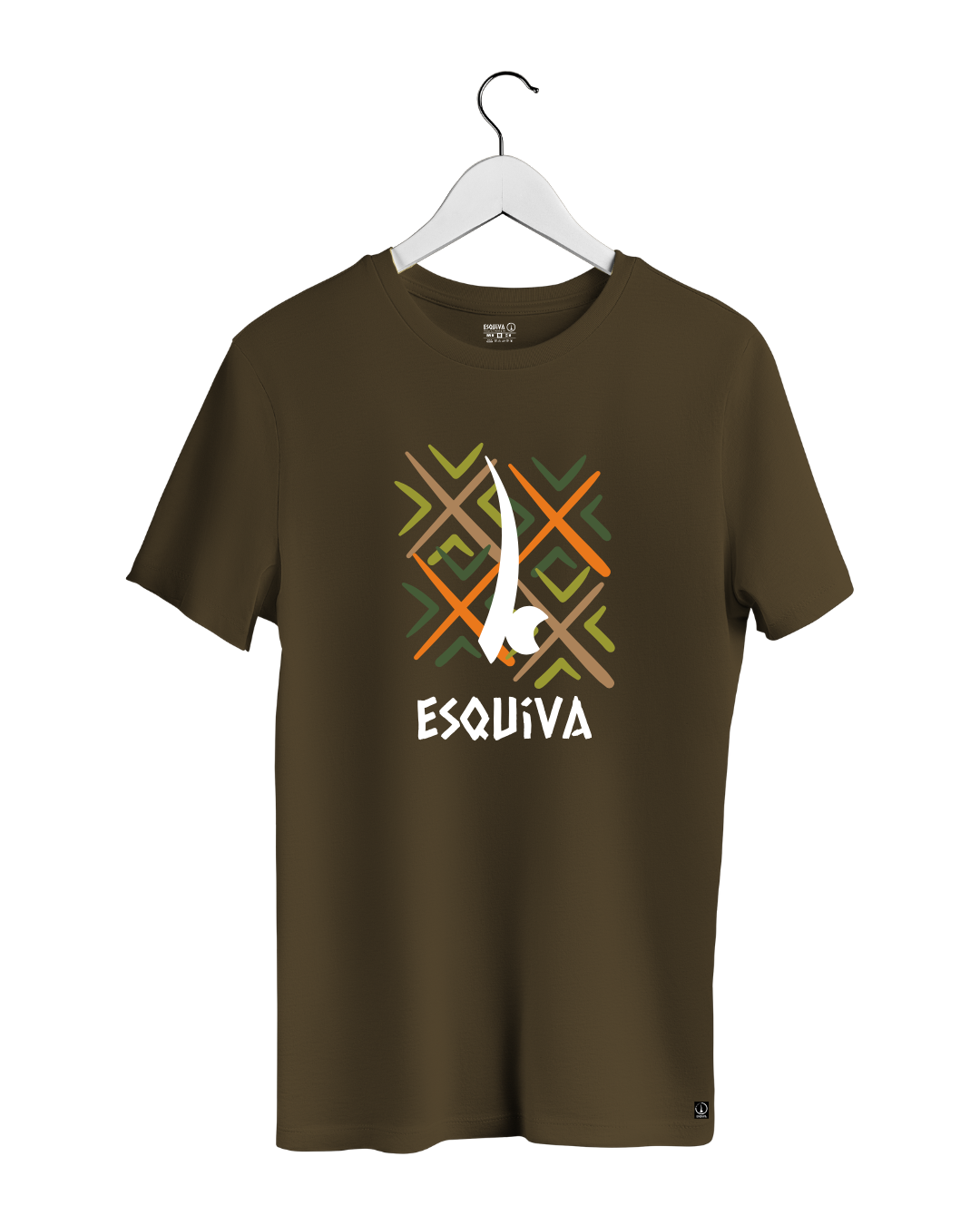 Unisex T-Shirt mit Indigenem Streifen-Logo | Esquiva – Bild 17