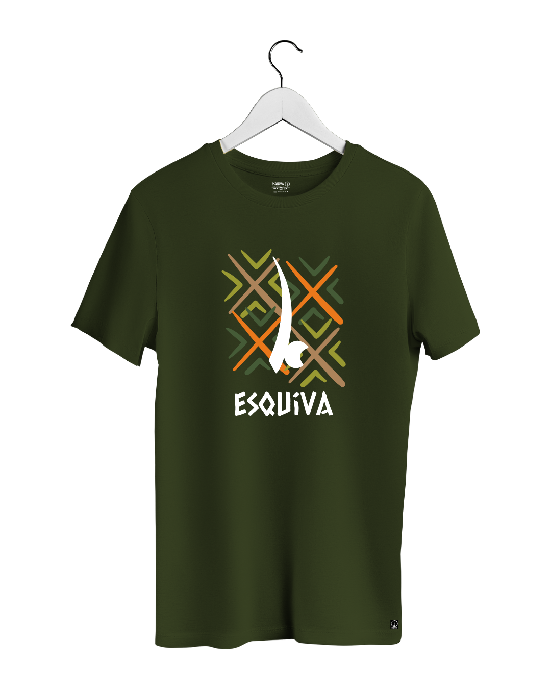 Unisex T-Shirt mit Indigenem Streifen-Logo | Esquiva – Bild 13
