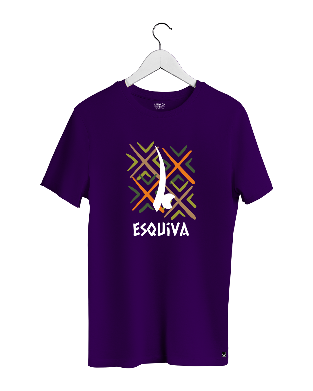 Unisex T-Shirt mit Indigenem Streifen-Logo | Esquiva – Bild 4