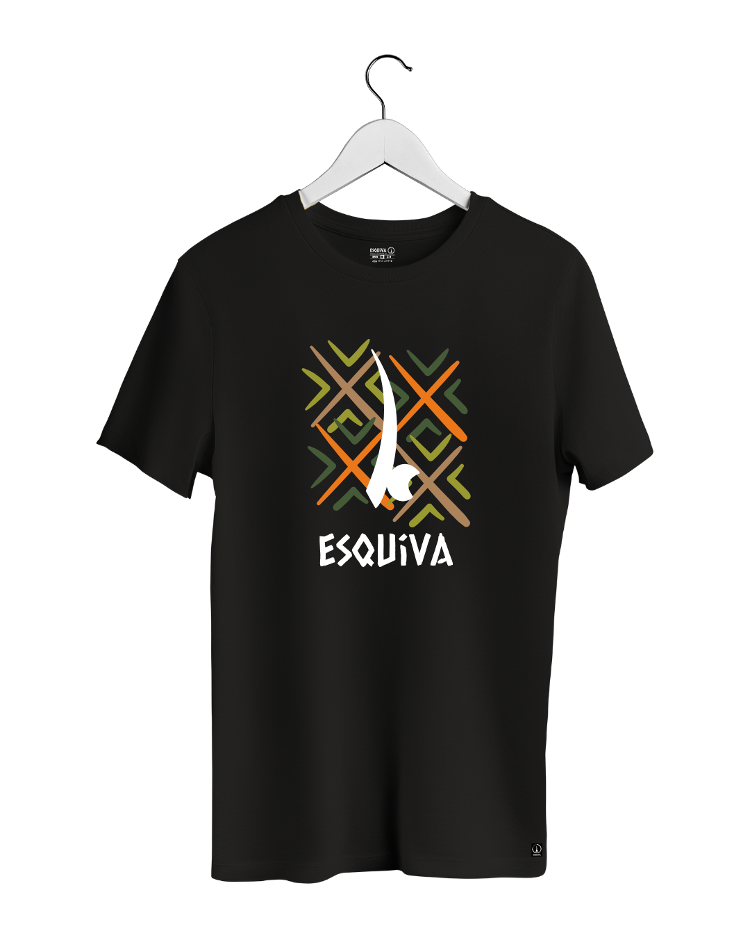 Unisex T-Shirt mit Indigenem Streifen-Logo | Esquiva – Bild 9
