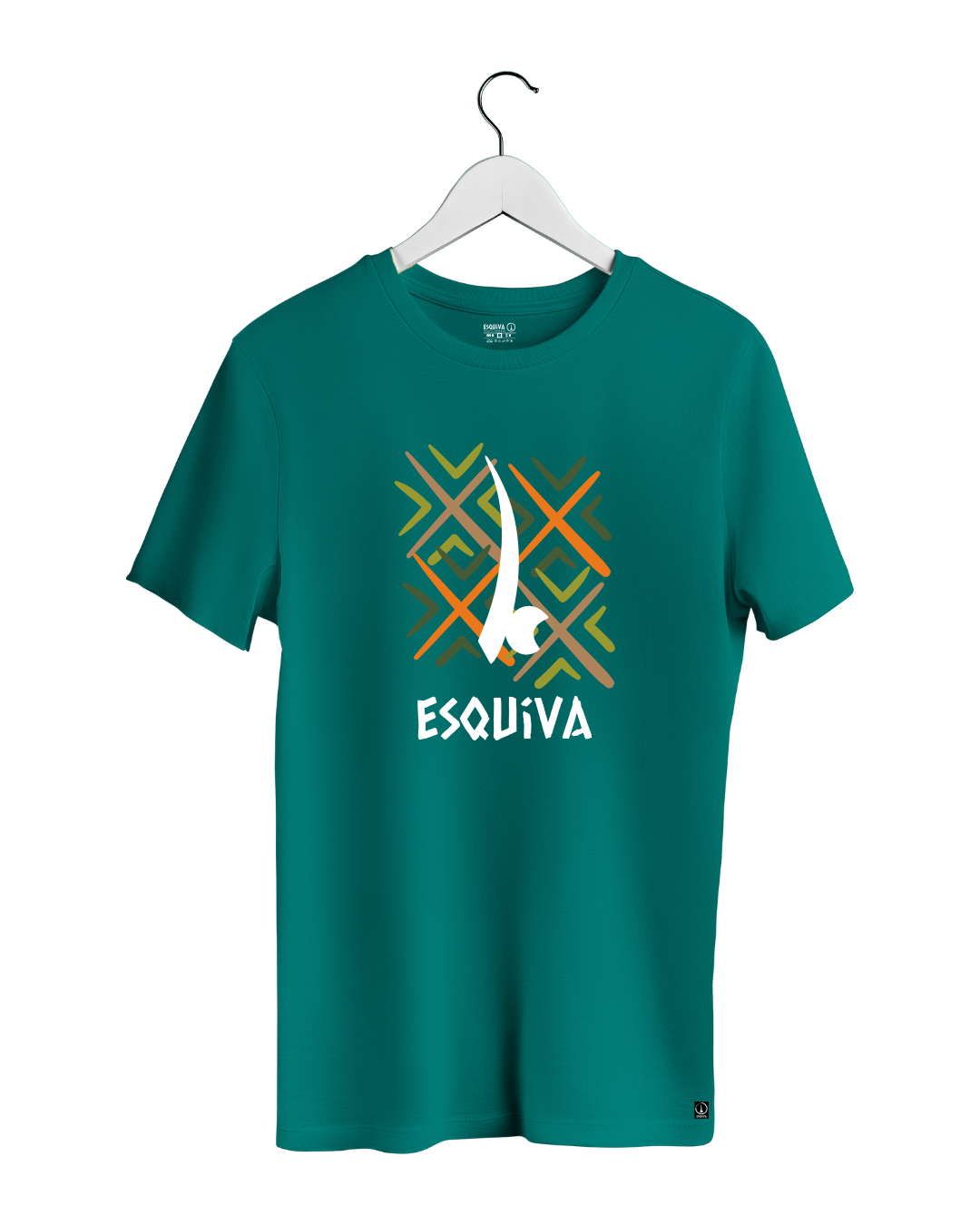 Unisex T-Shirt mit Indigenem Streifen-Logo | Esquiva – Bild 11